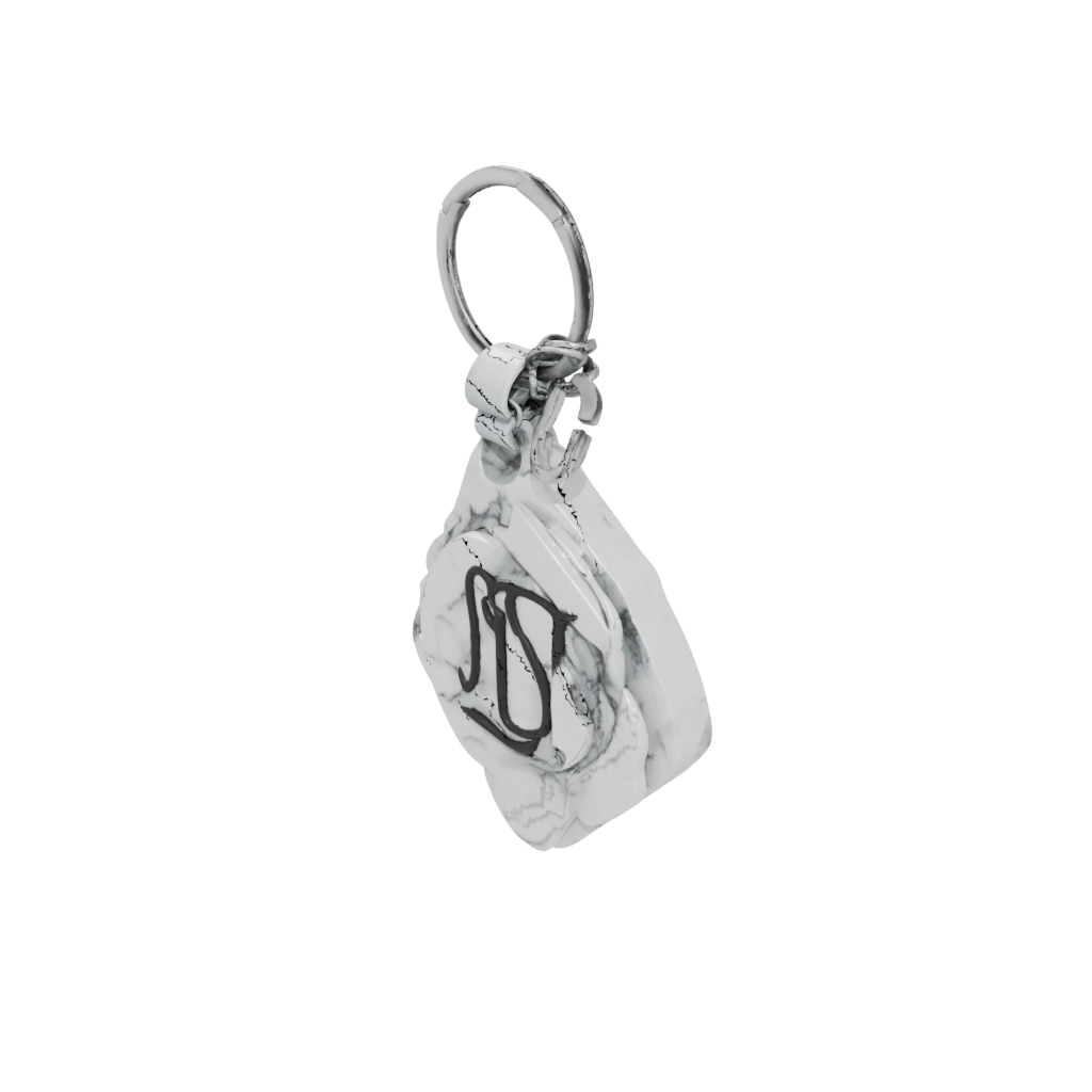 Marble Monogram Initial D