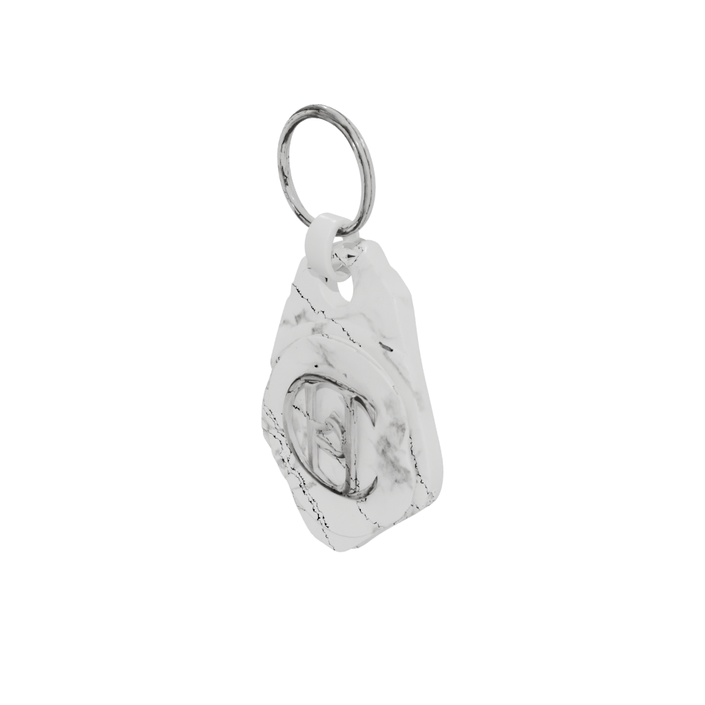 Marble Monogram Initial E