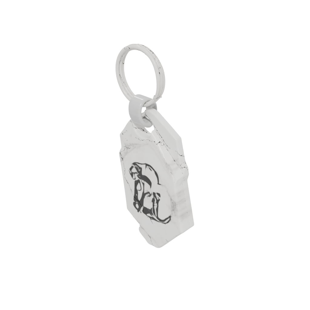Marble Monogram Initial F