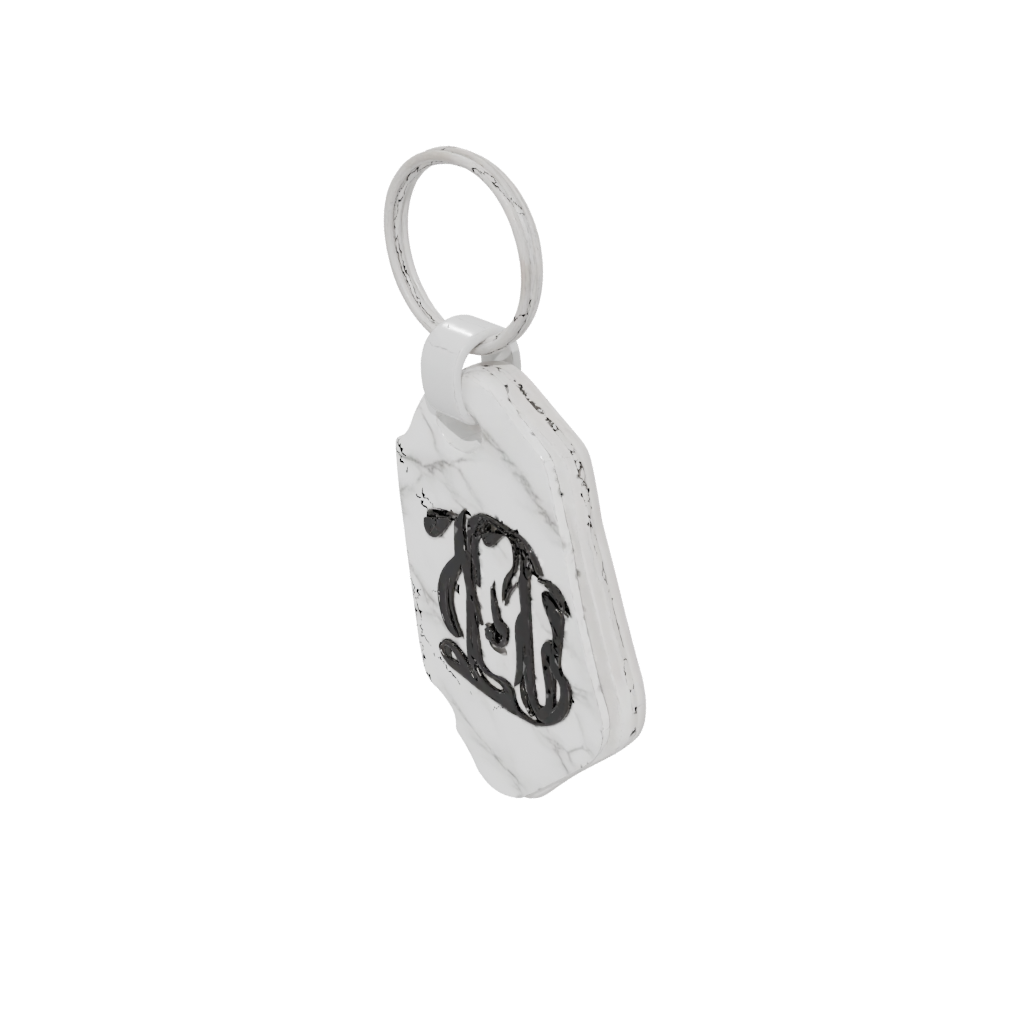 Marble Monogram Initial L