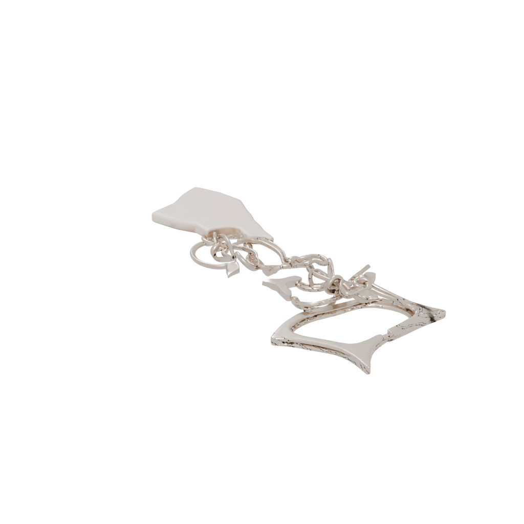 Marble Star Charm