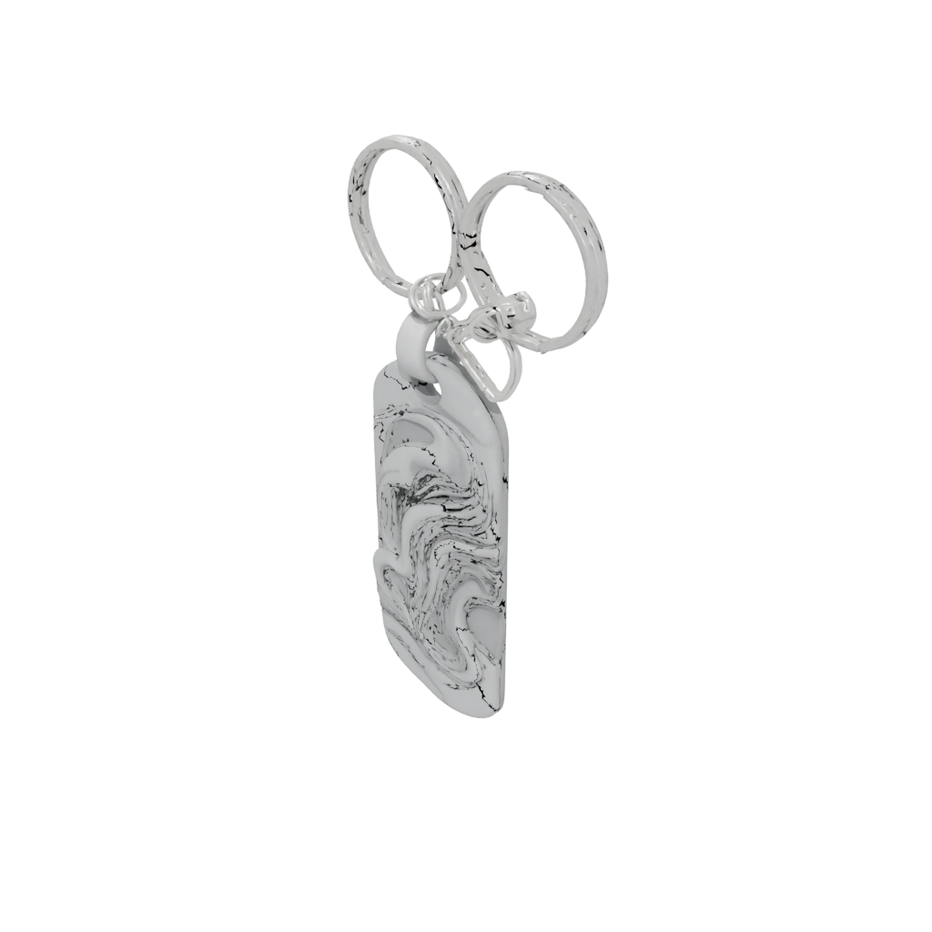 Marble Wave Charm