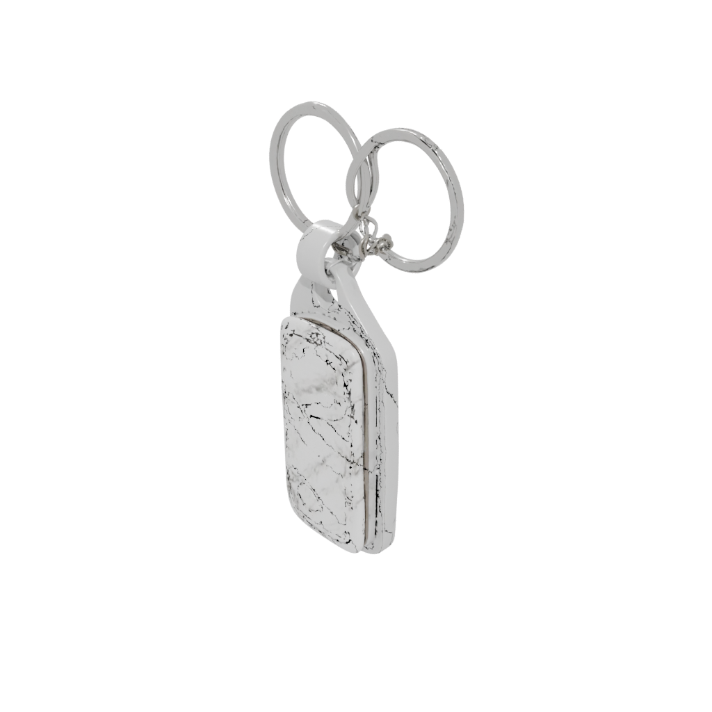 Marble Whistle Keyfob