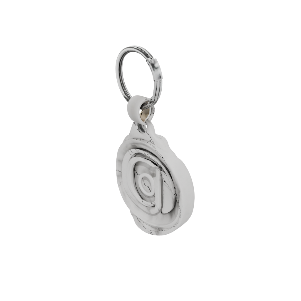 Marble Layered Monogram Initial O
