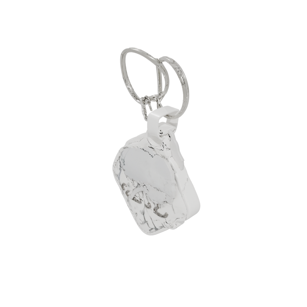 Marble Layered Monogram Initial X