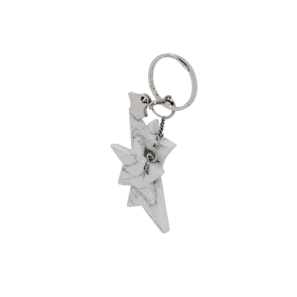 Marble Layered Star Charm
