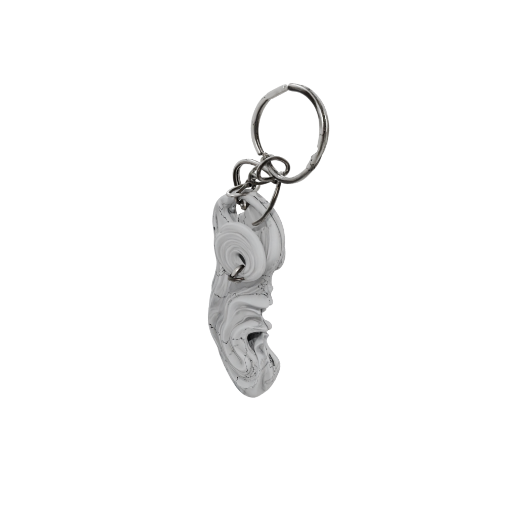 Marble Layered Wave Charm