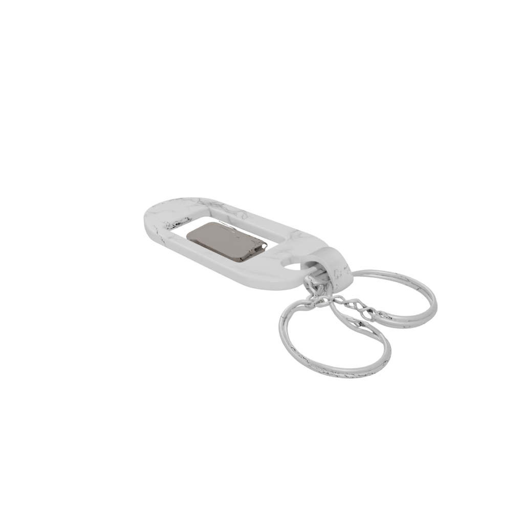 Marble Outline Bottle Opener Tag