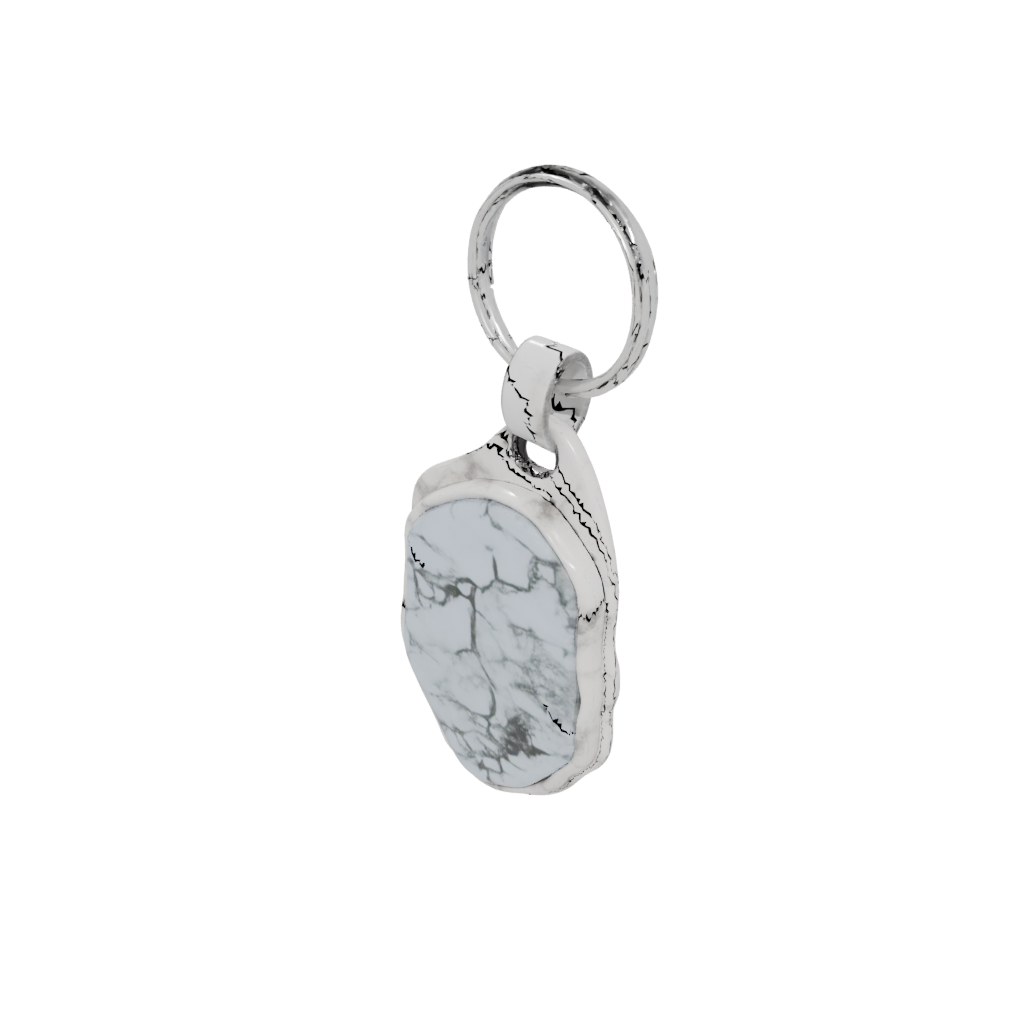Marble Outline Monogram Initial A