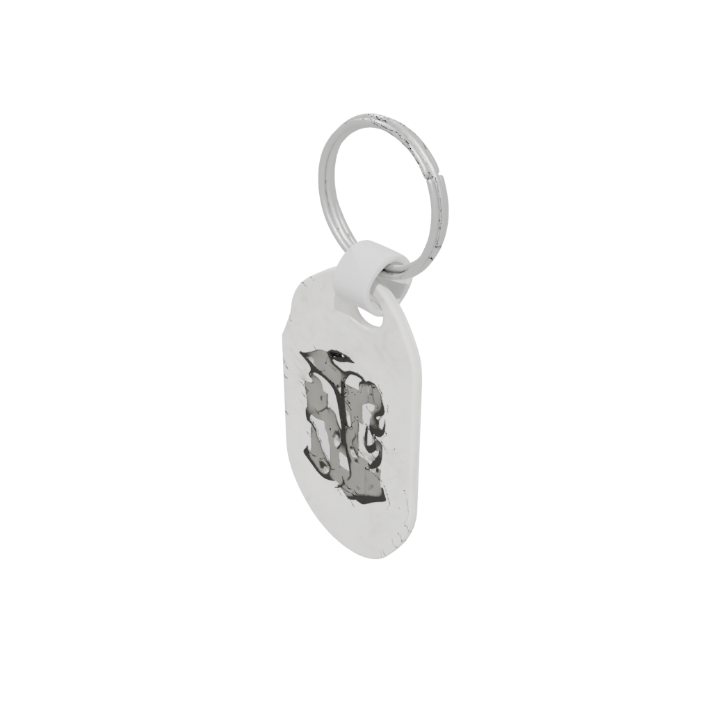 Marble Outline Monogram Initial F