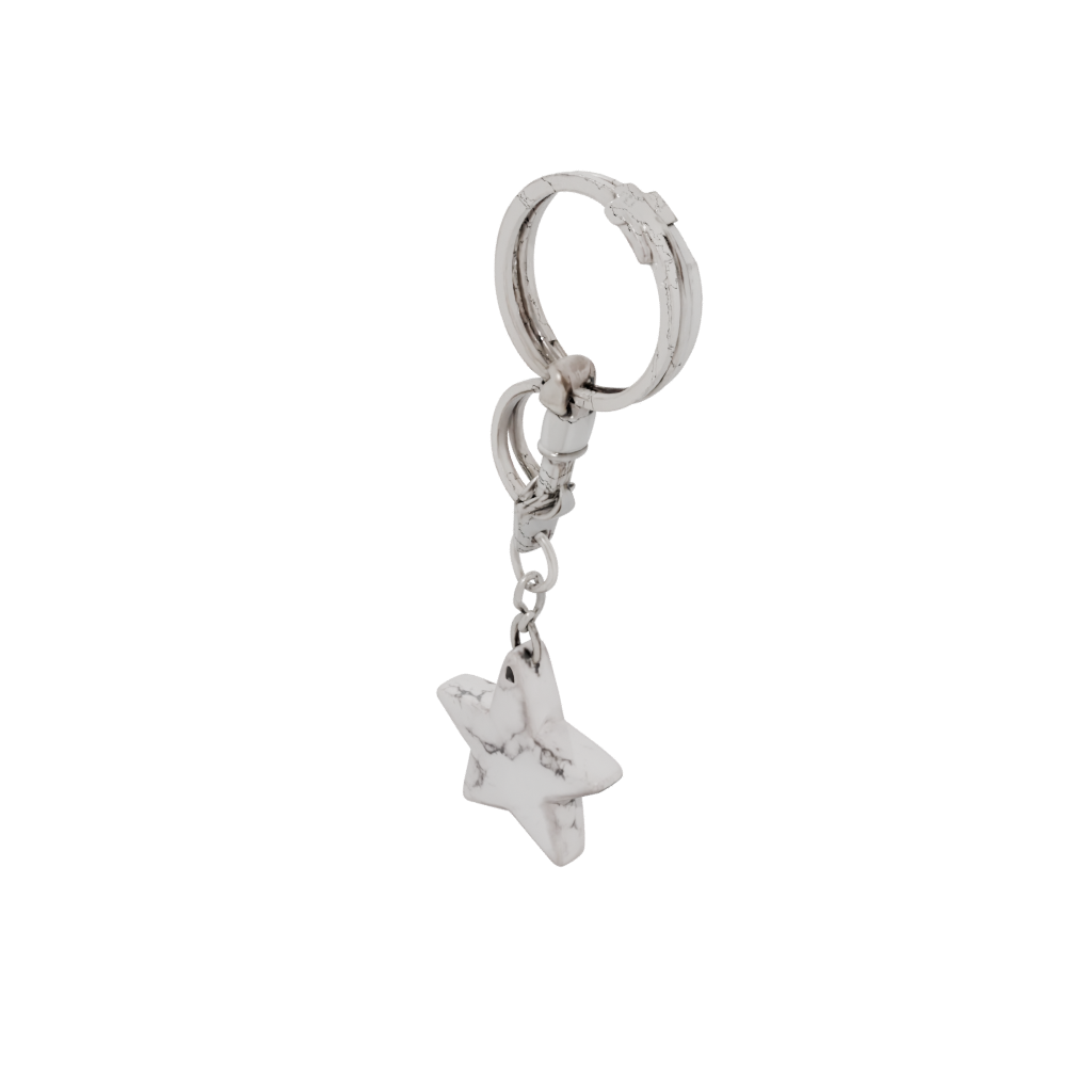 Marble Outline Star Charm