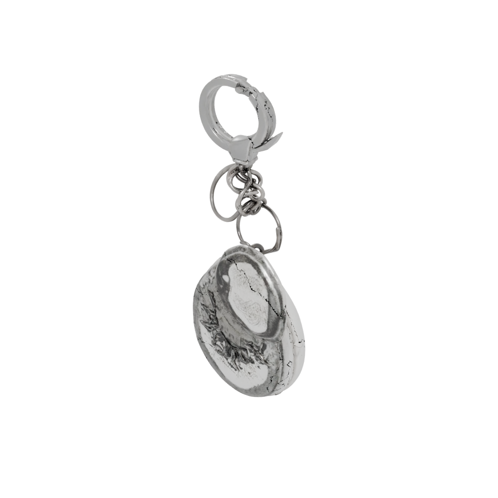 Marble Outline Sun Charm