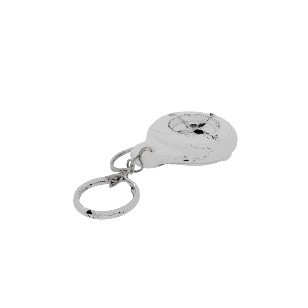 Mini 3D Compass Charm