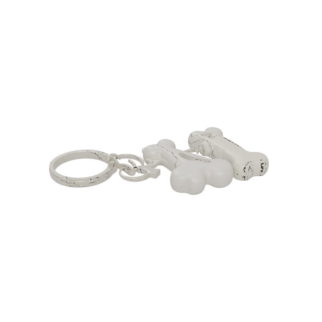 Mini 3D Dog Bone Charm