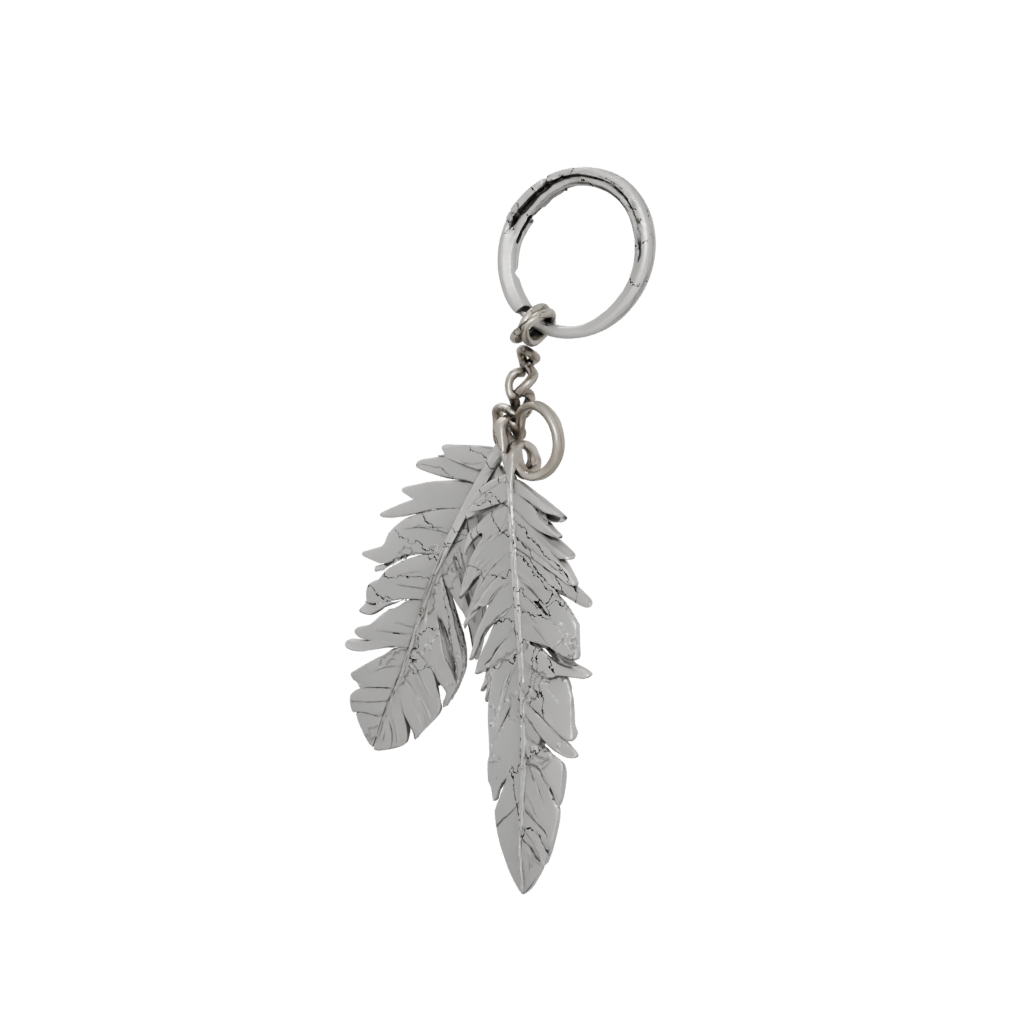 Mini 3D Feather Charm