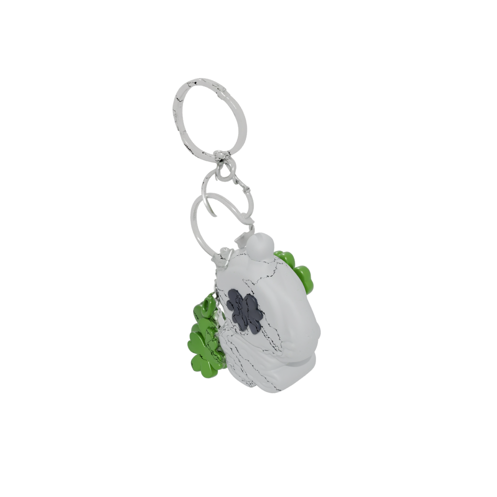 Mini 3D Four-Leaf Clover Charm