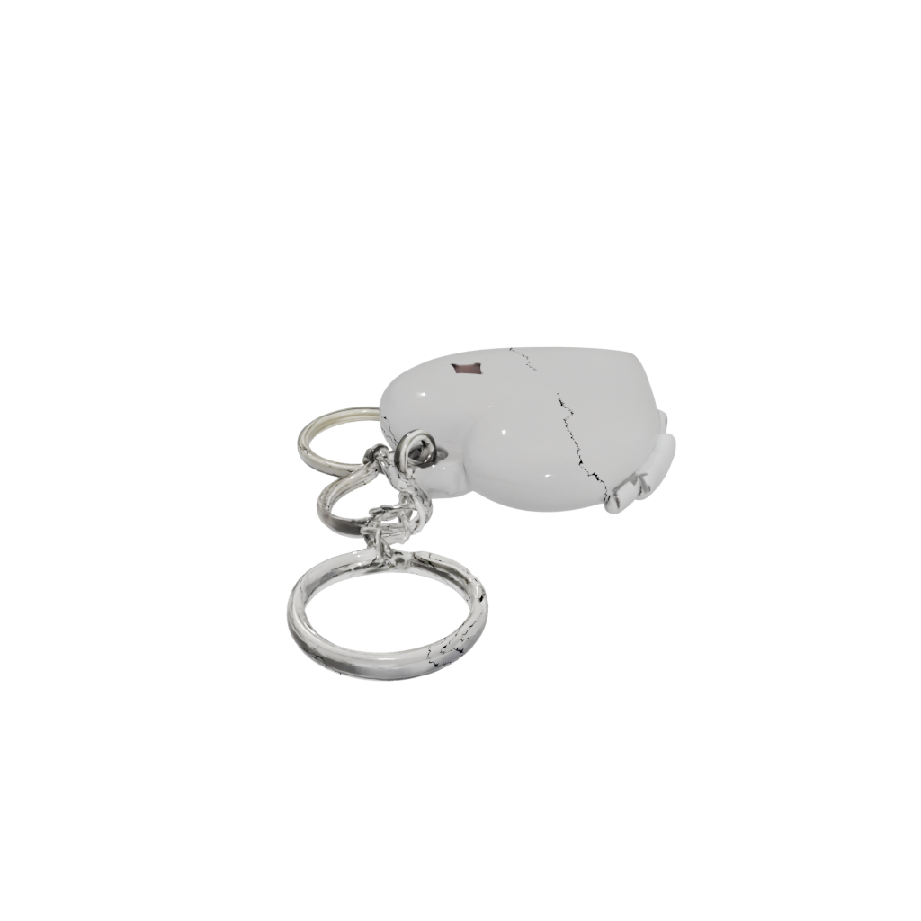 Mini 3D Heart Locket Charm