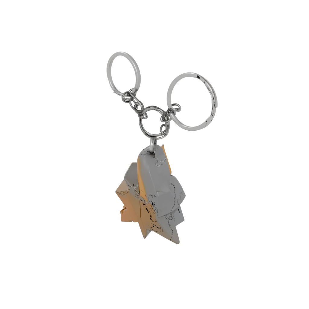Mini 3D Lightning Bolt Charm