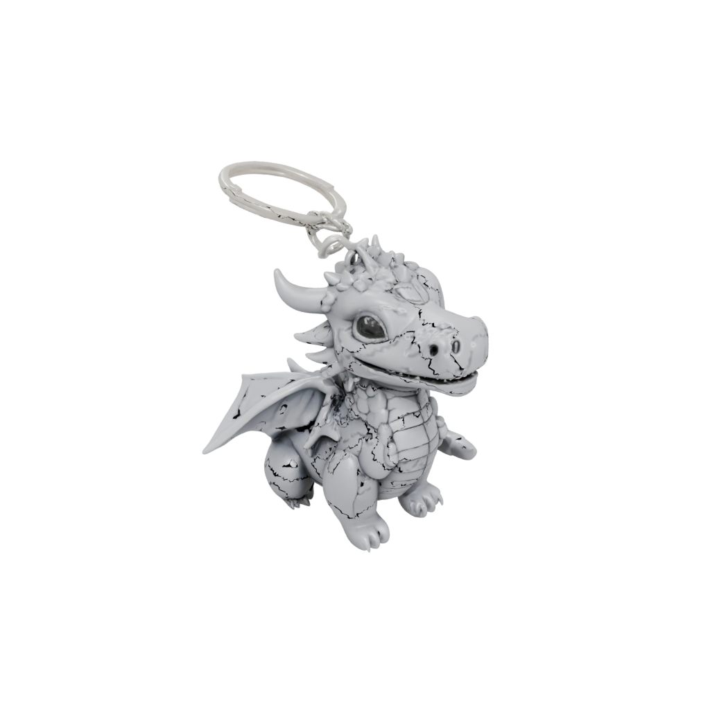 Mini 3D Mini Dragon Charm