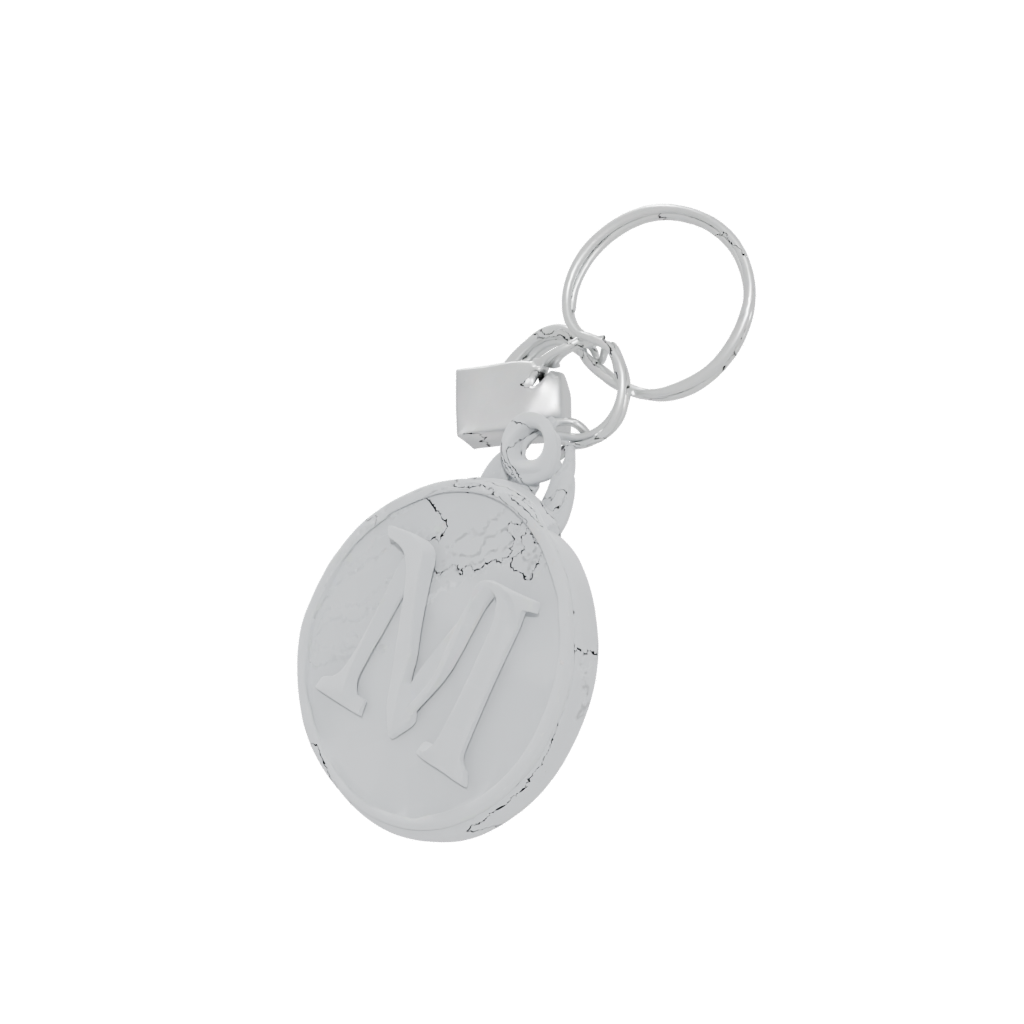 Mini 3D Monogram Initial M