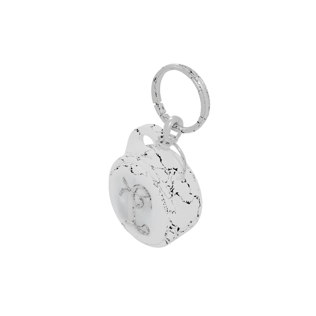 Mini 3D Monogram Initial T