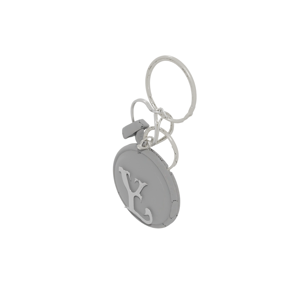 Mini 3D Monogram Initial Y