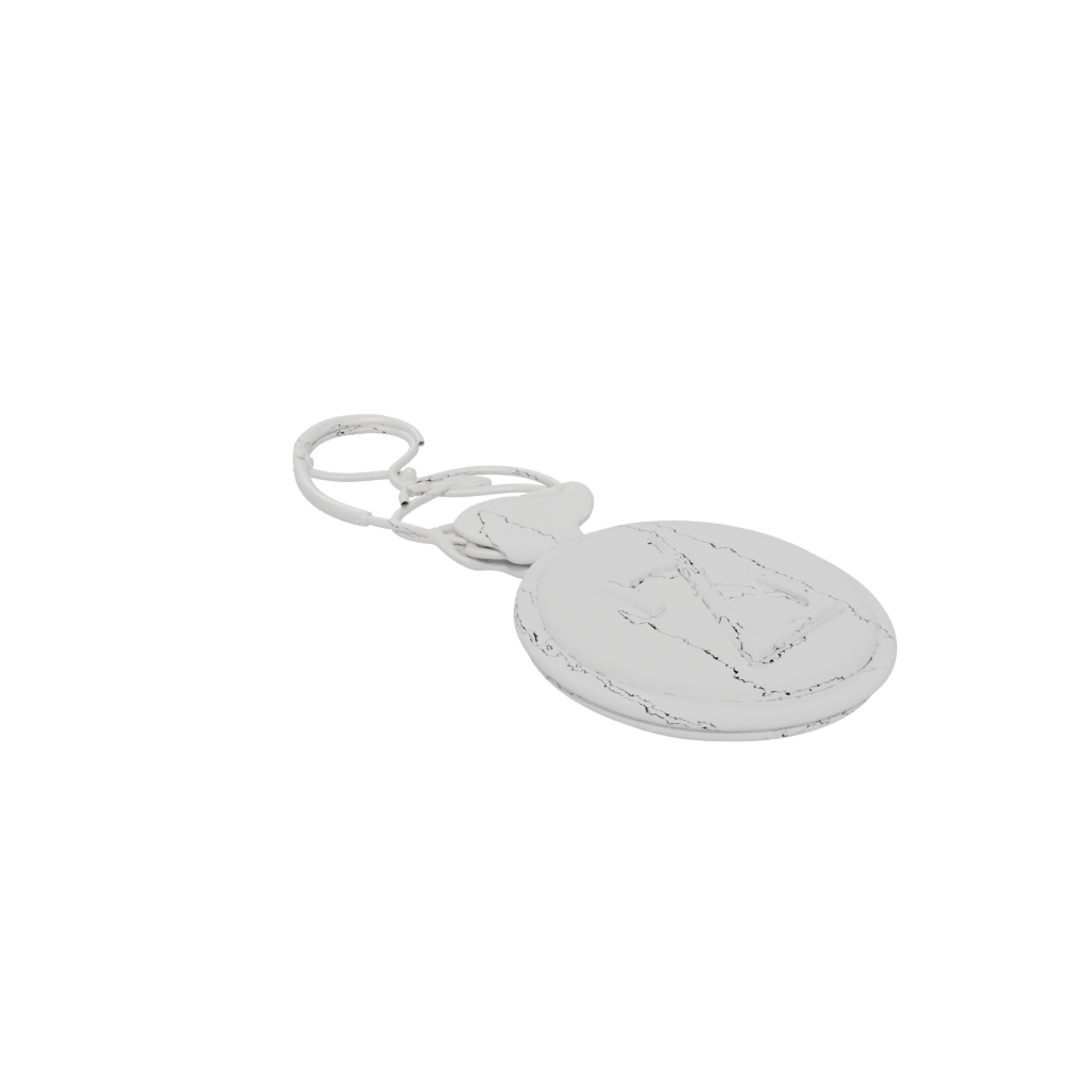 Mini 3D Monogram Initial Z