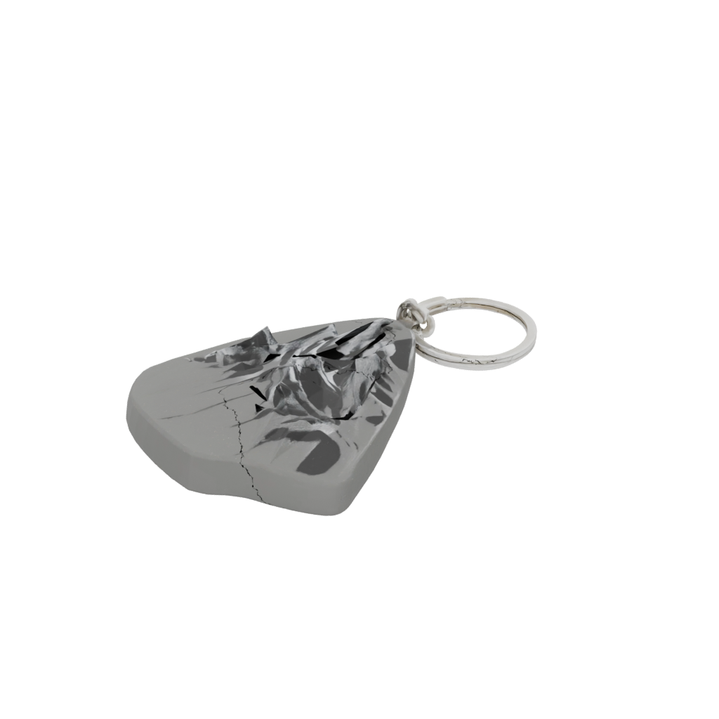 Mini 3D Mountain Peak Charm