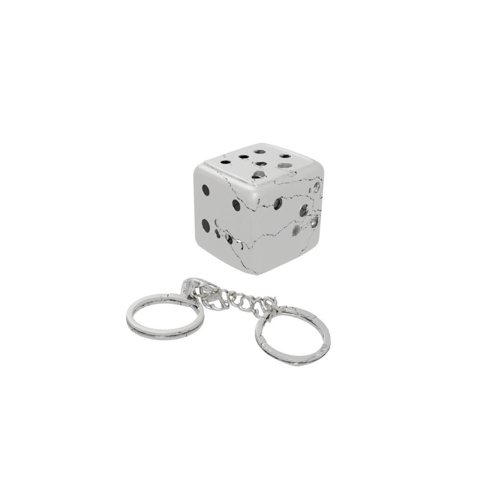 Mini Dice Holder Keychain