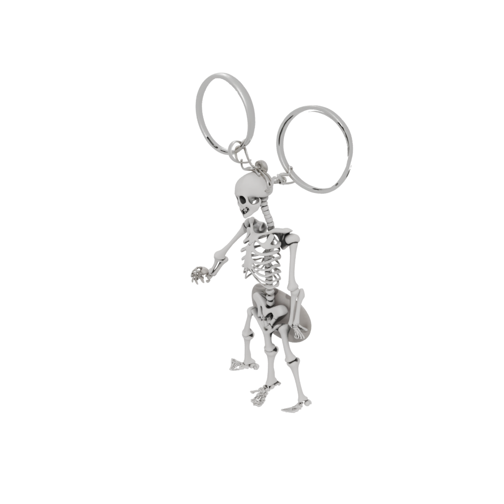 Mini Key Skeleton Charm