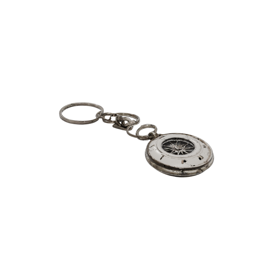 Mini Layered Compass Charm