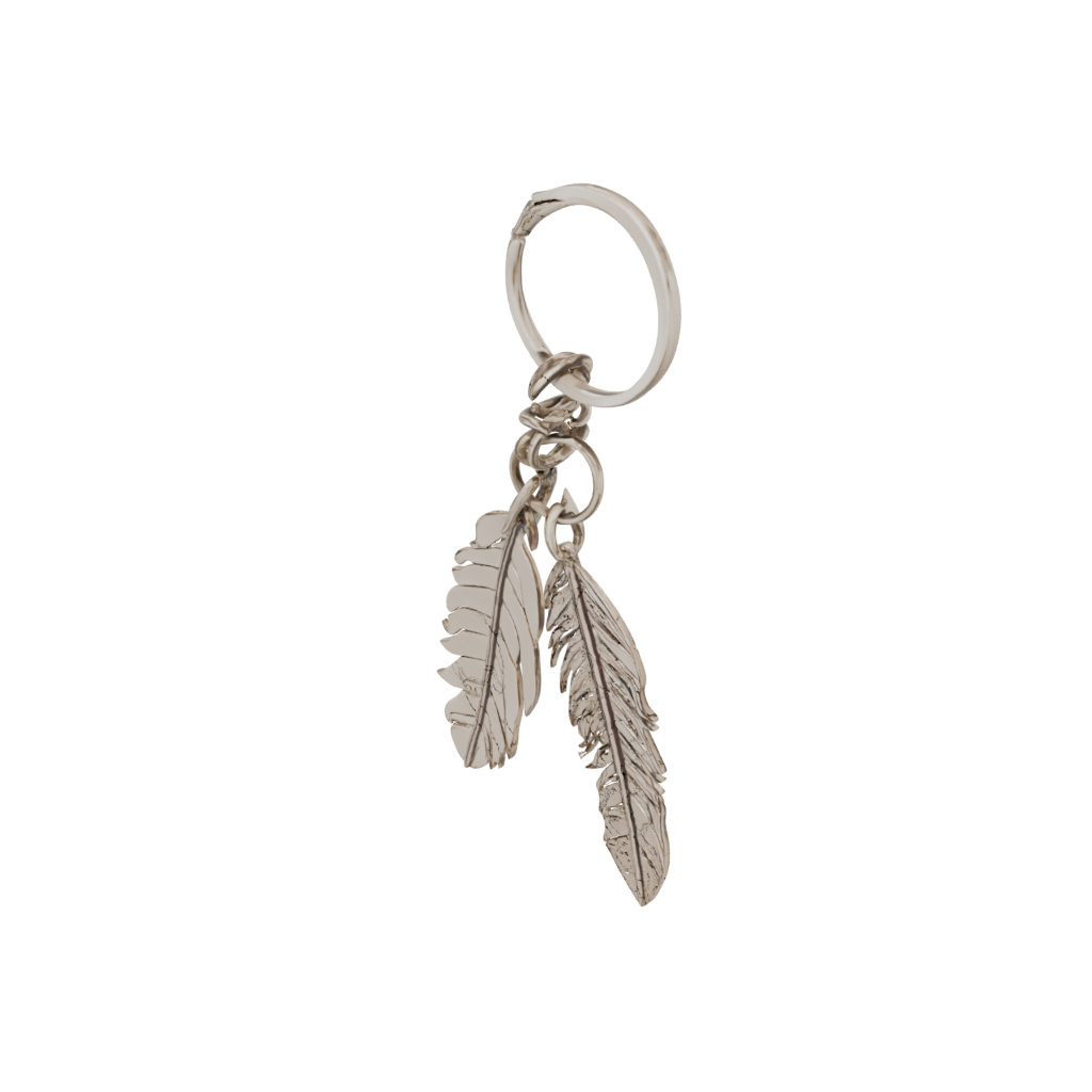 Mini Layered Feather Charm
