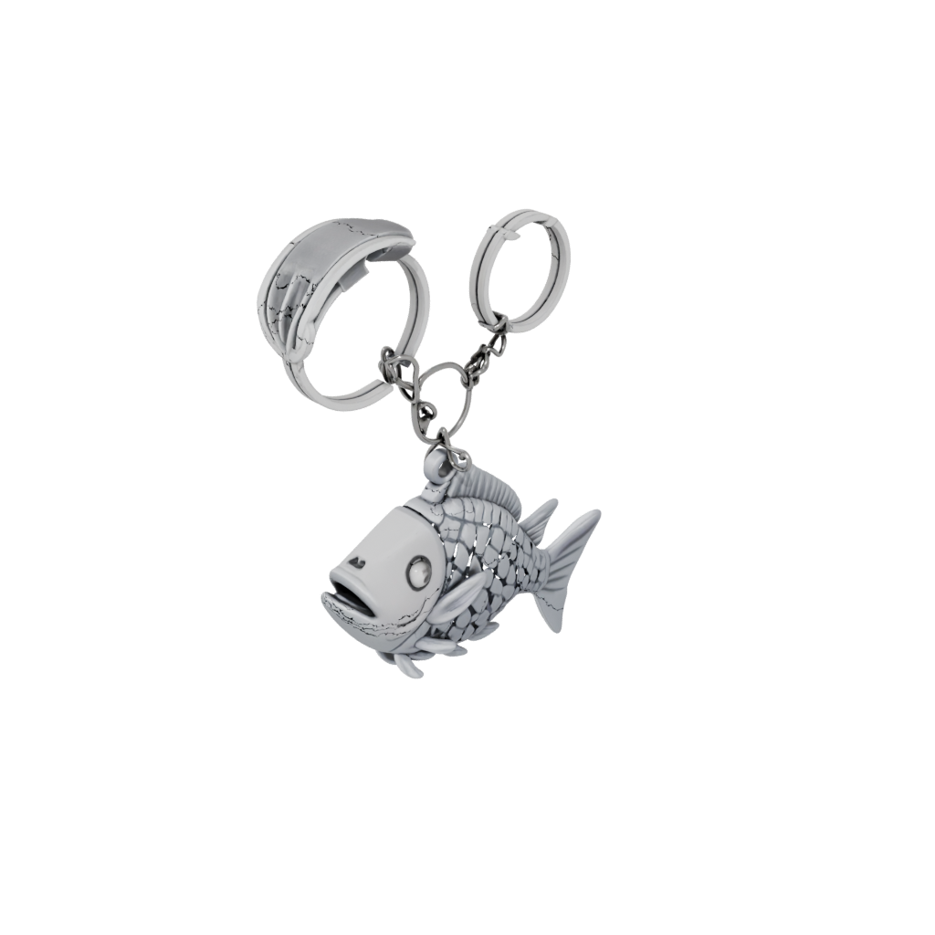 Mini Layered Fish Charm