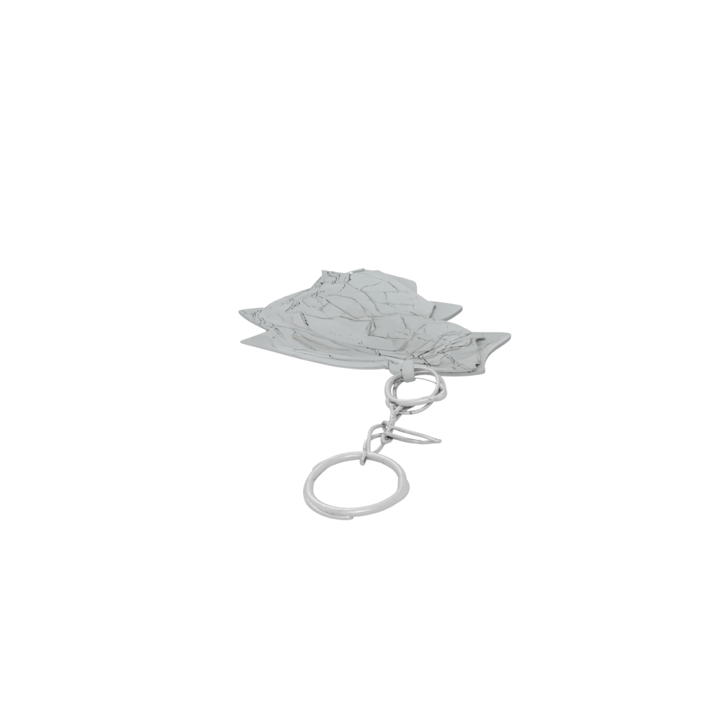 Mini Layered Leaf Charm