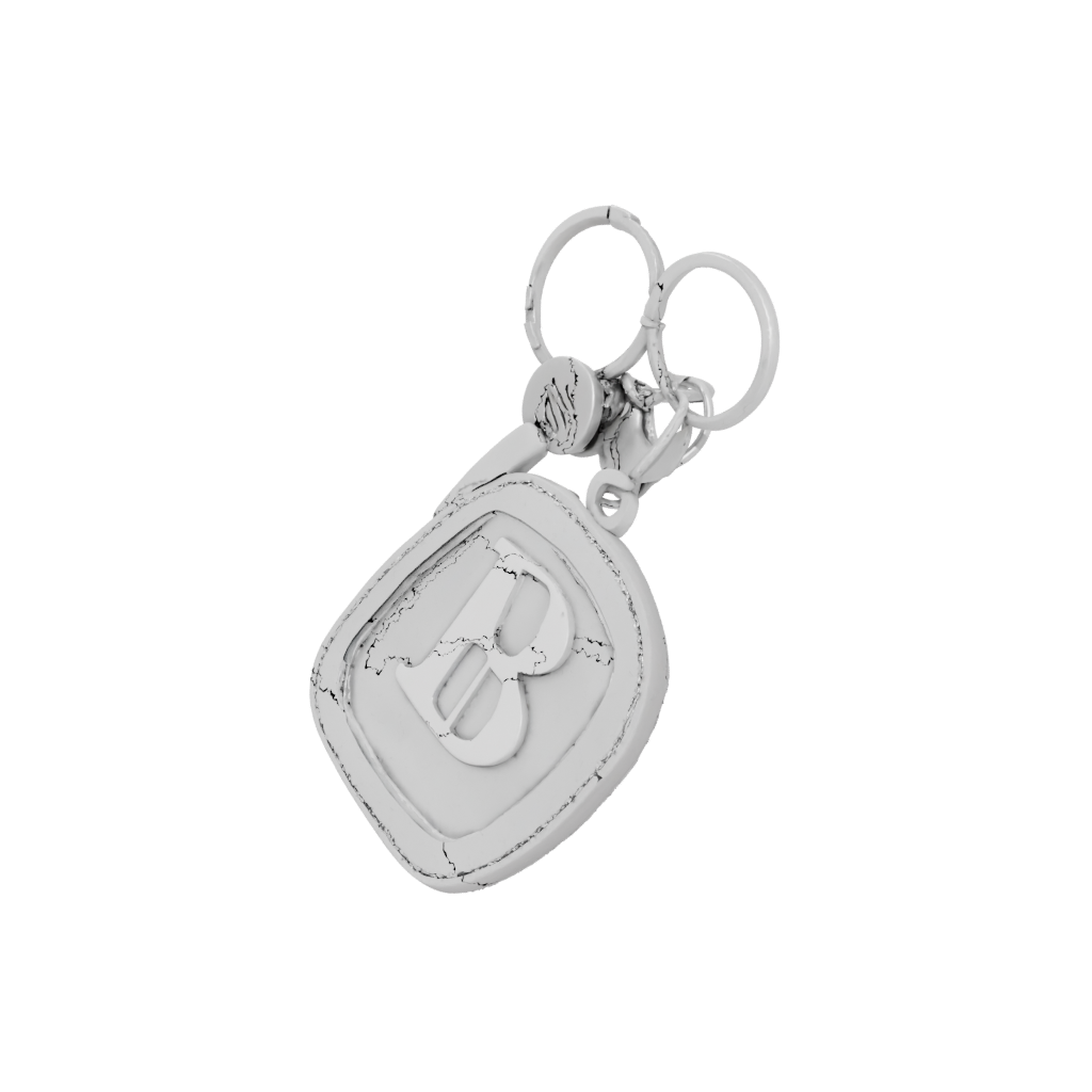 Mini Layered Monogram Initial B