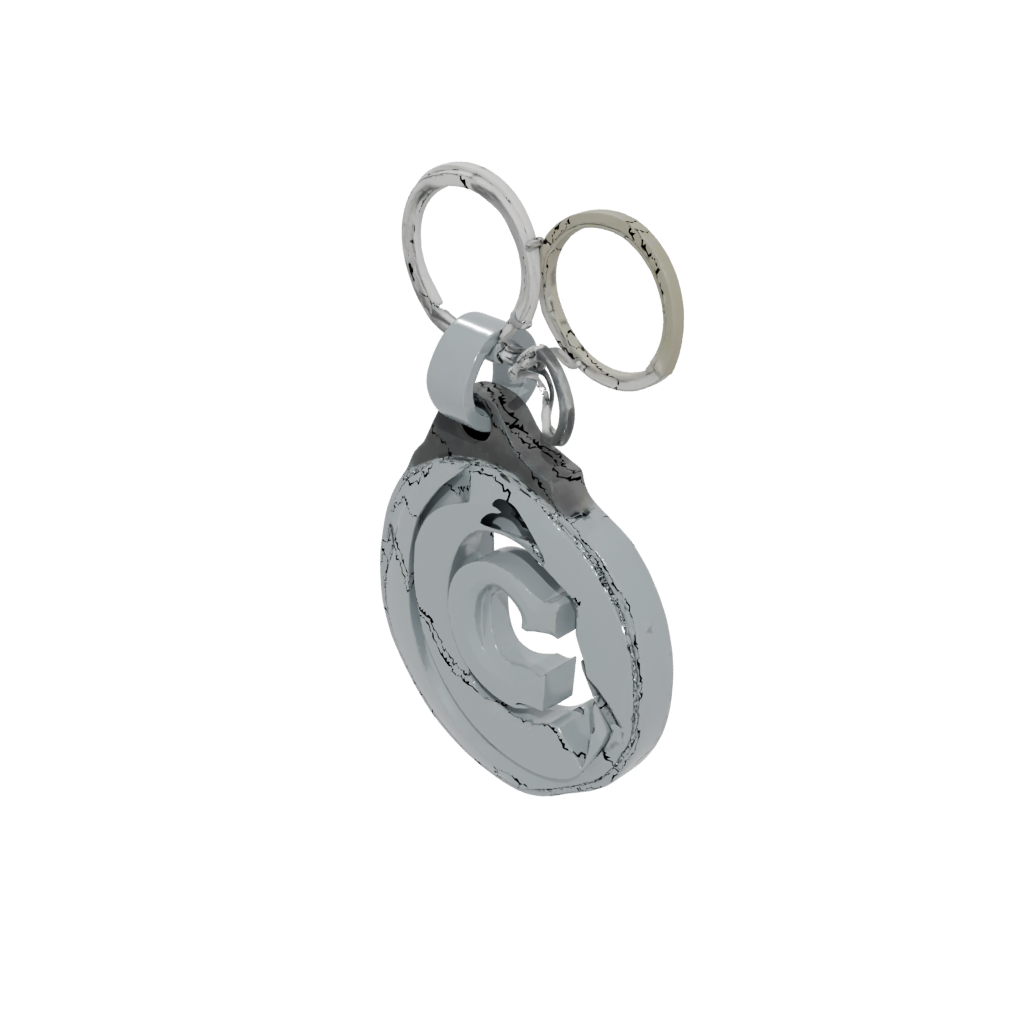Mini Layered Monogram Initial C