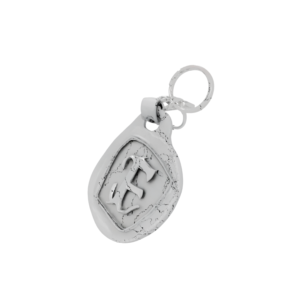 Mini Layered Monogram Initial F