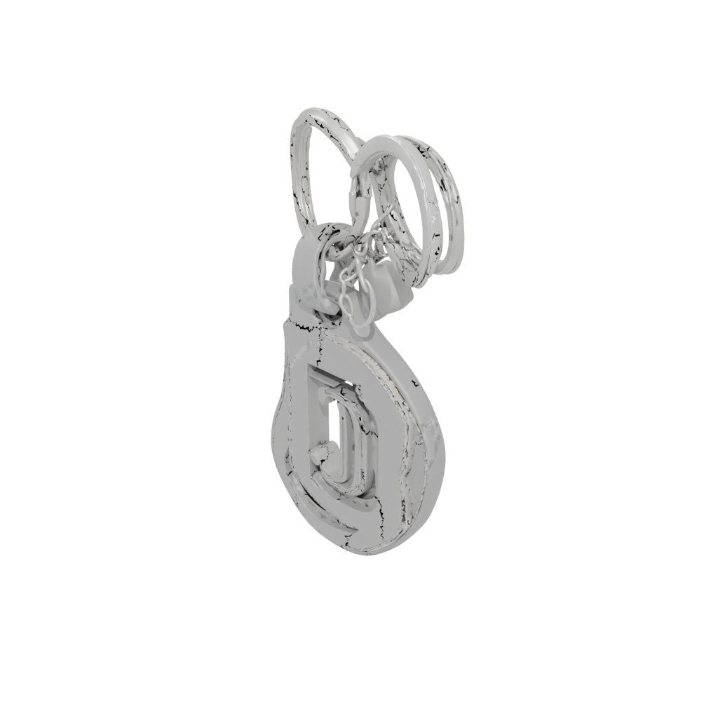 Mini Layered Monogram Initial J
