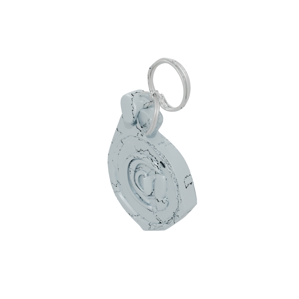 Mini Layered Monogram Initial Q