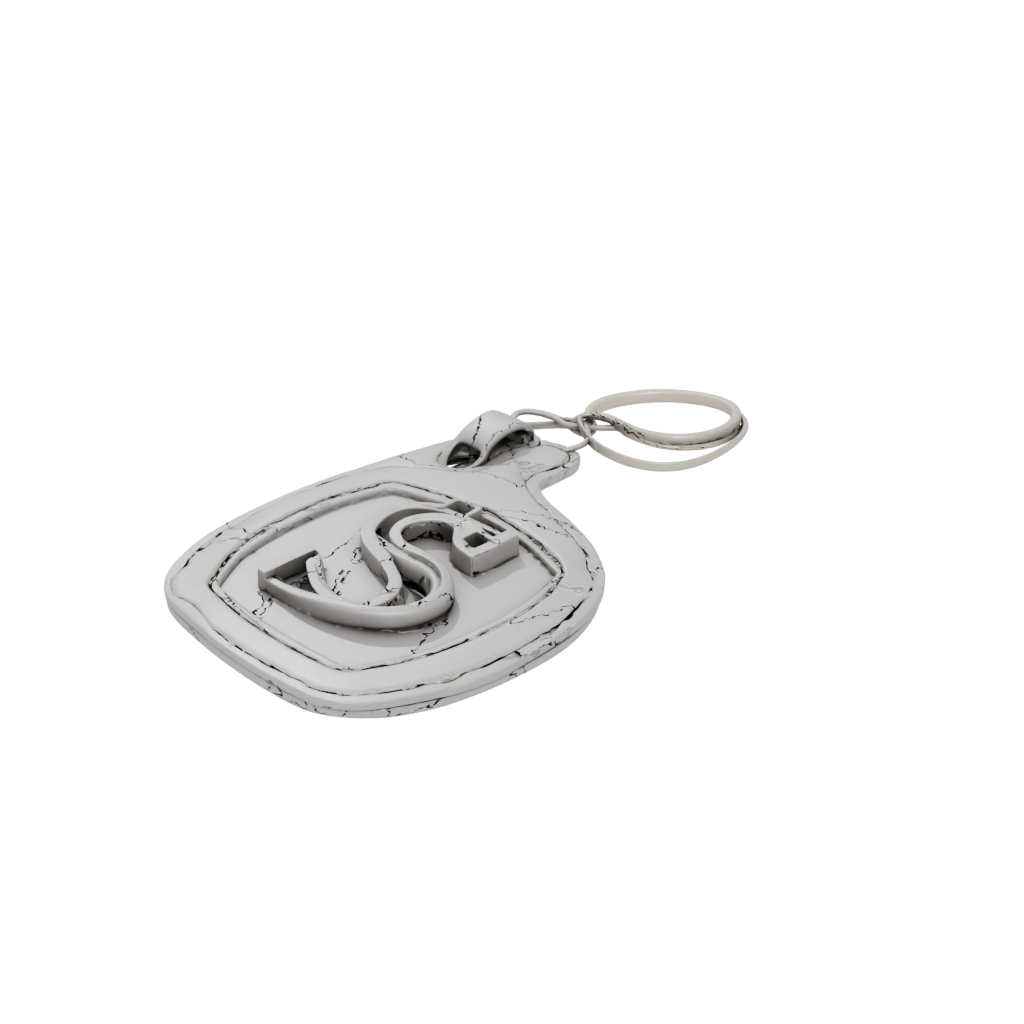 Mini Layered Monogram Initial S