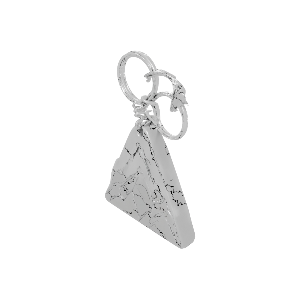 Mini Layered Mountain Peak Charm