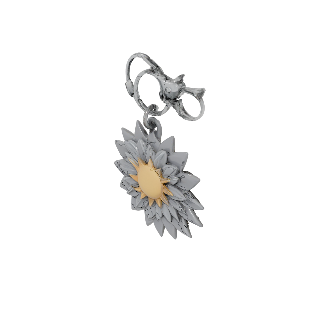 Mini Layered Sun Charm