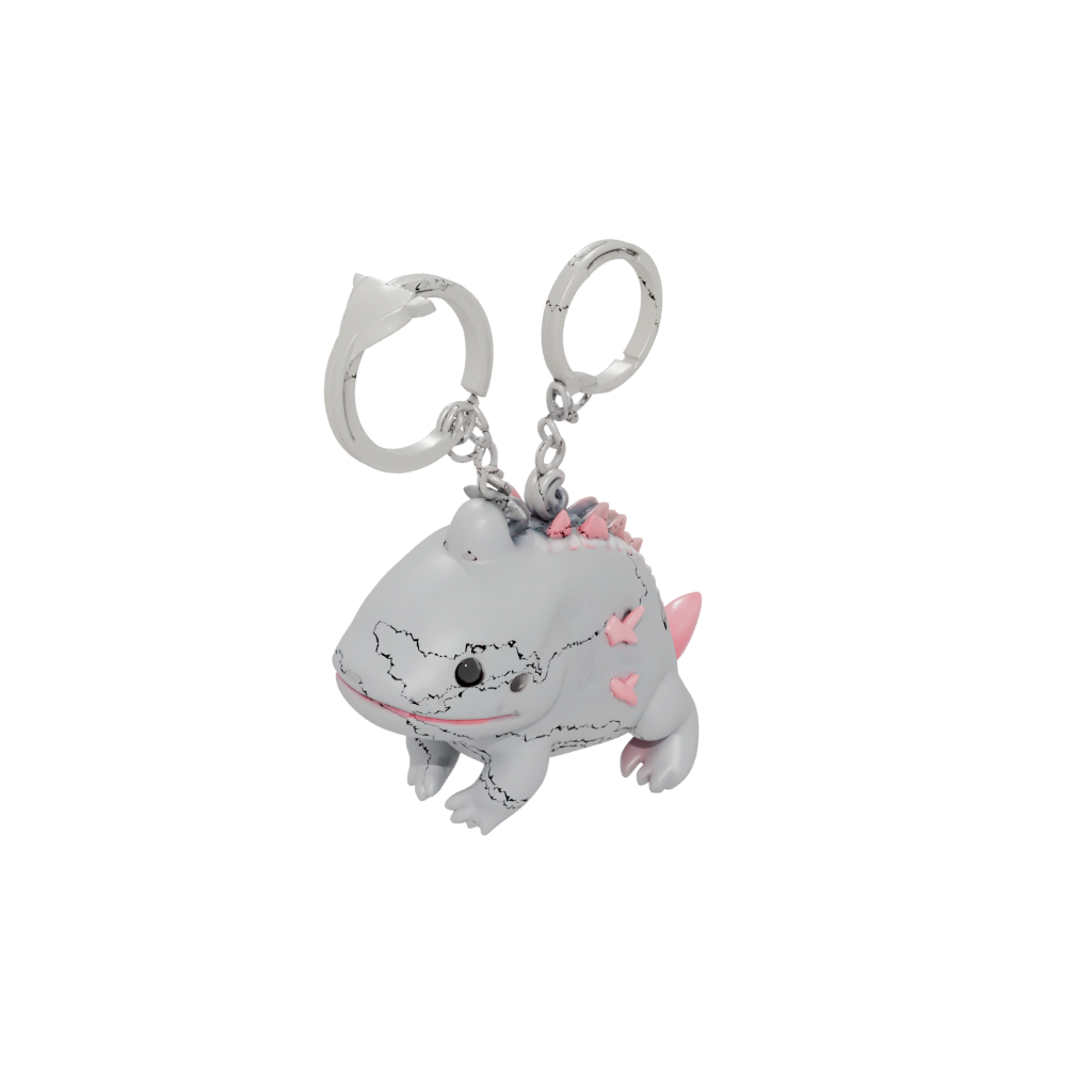 Mini Layered Tiny Axolotl Charm