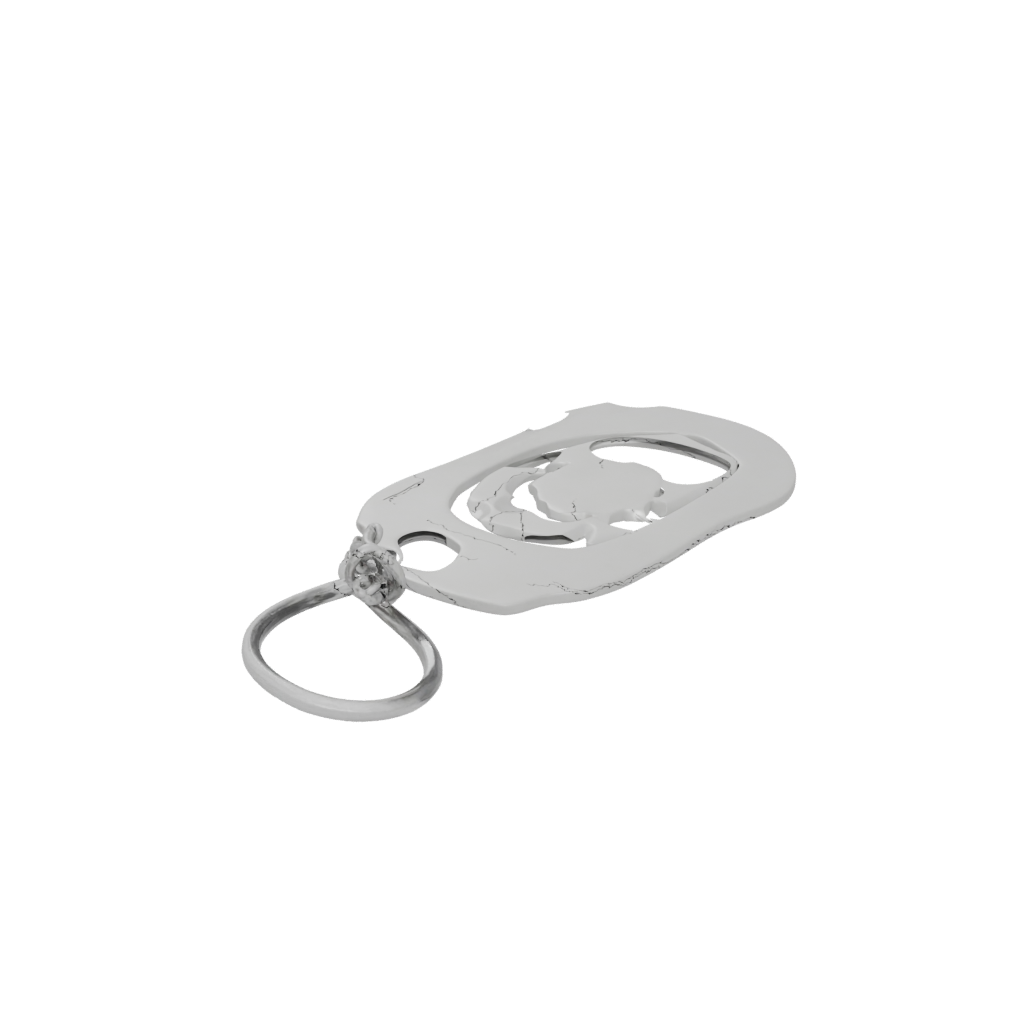 Mini Outline Bottle Opener Tag