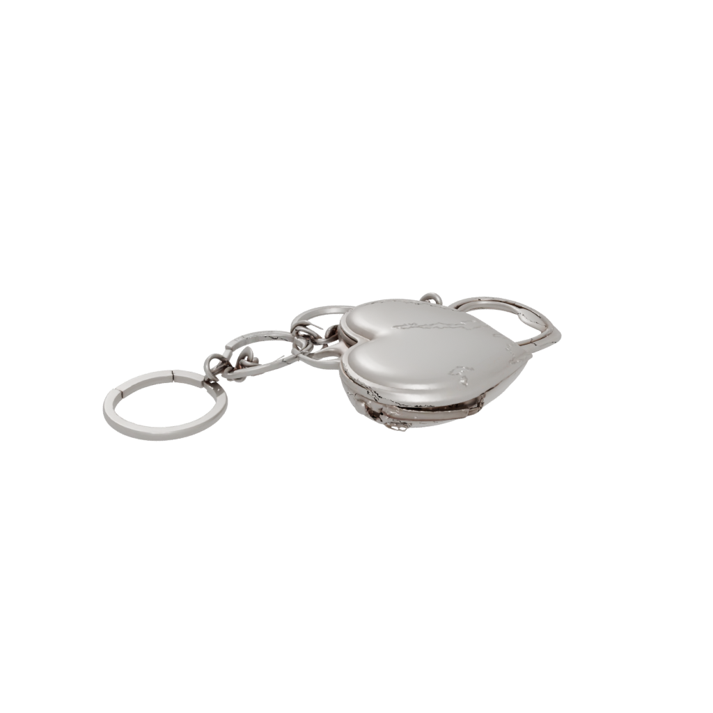 Mini Outline Heart Locket Charm
