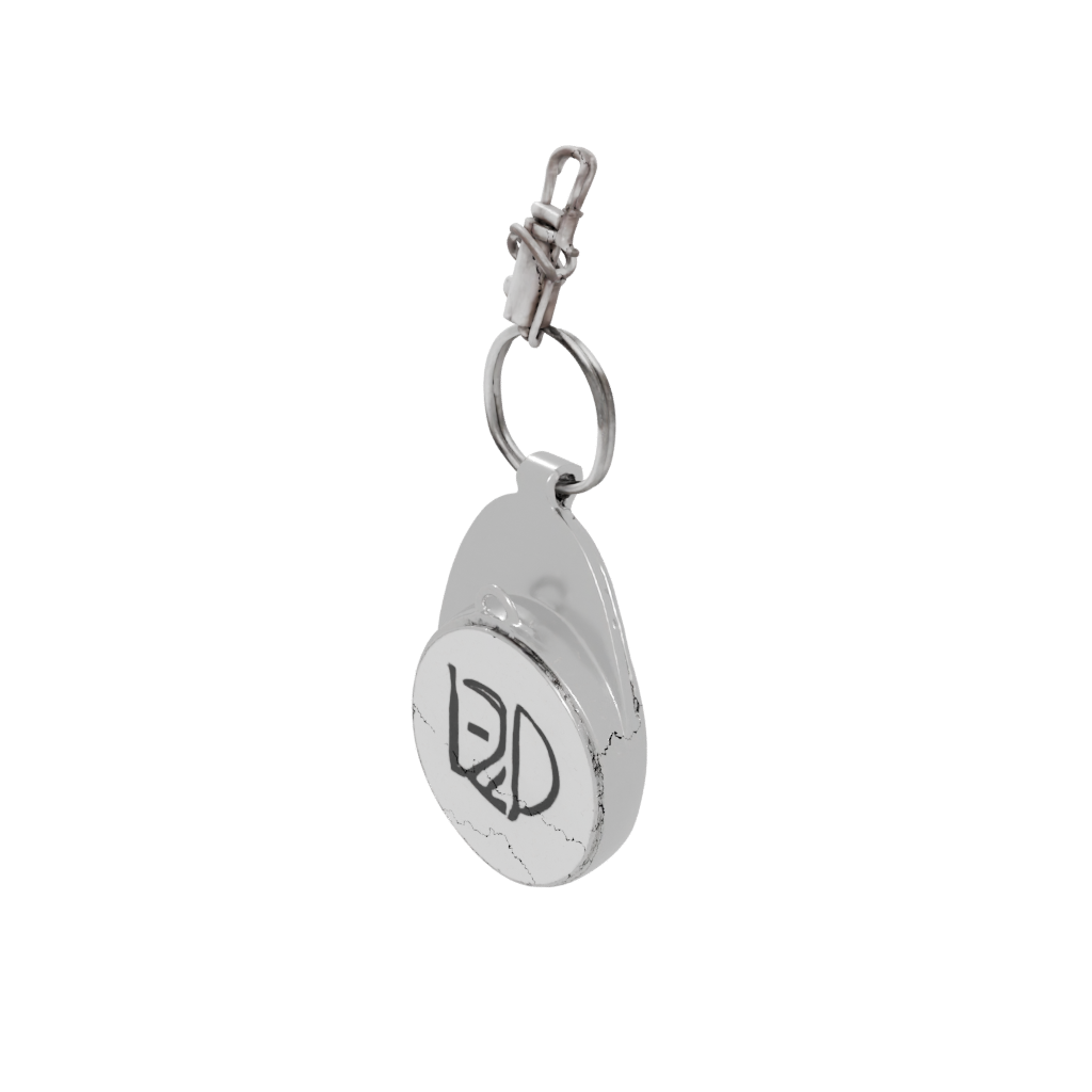 Mini Outline Monogram Initial D