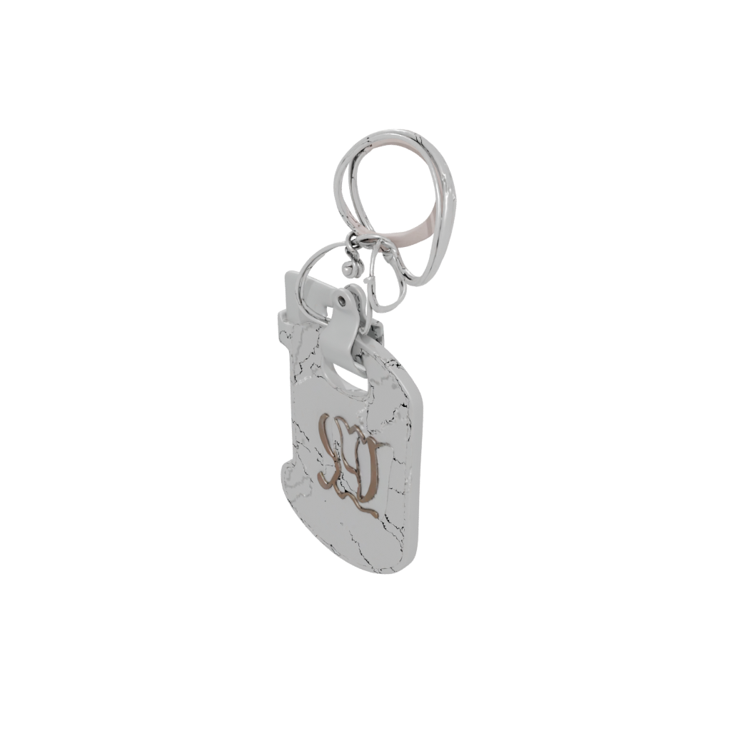 Mini Outline Monogram Initial I