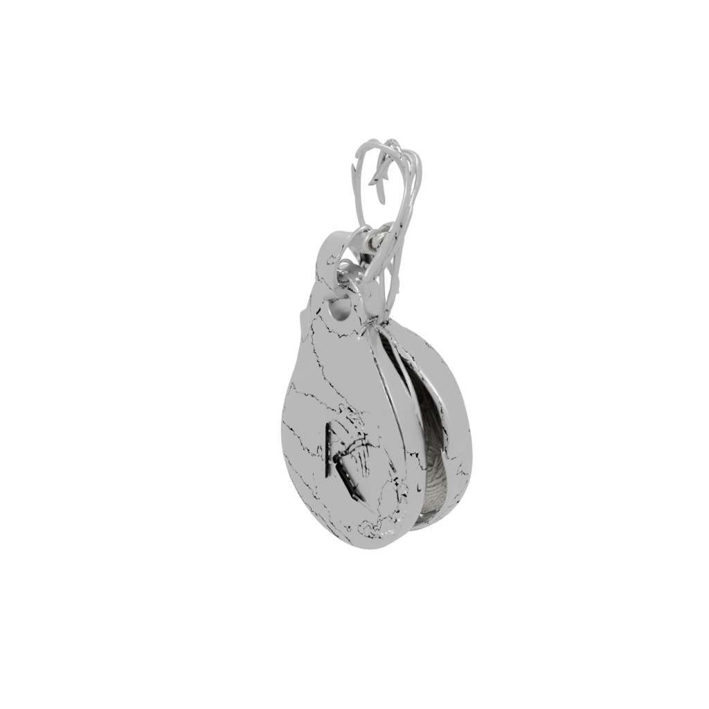 Mini Outline Monogram Initial K