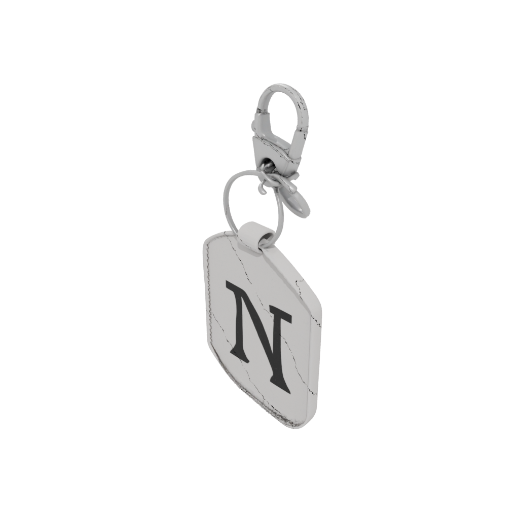 Mini Outline Monogram Initial N