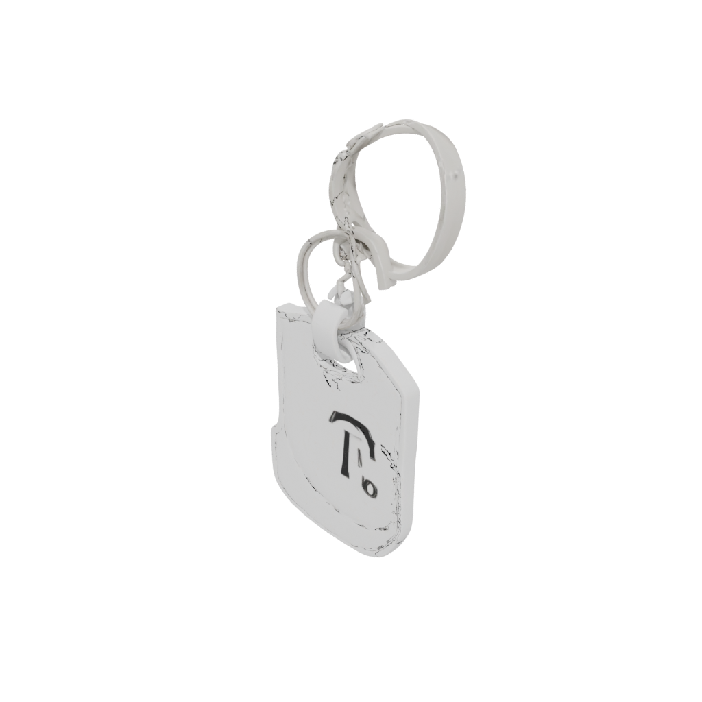 Mini Outline Monogram Initial T